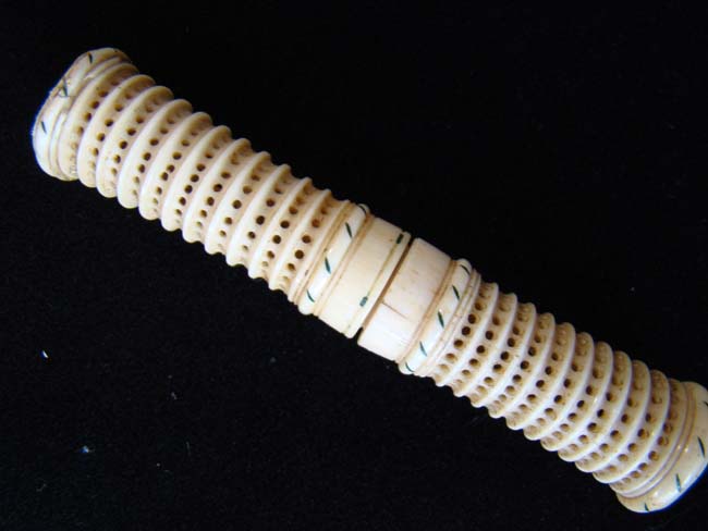 A Wonderful early 19th century bone Needle Case